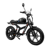 DUOTTS F20 Electric Bike - 750W Motors 52V 27AH Battery with Hydraulic Disc Brakes - Black
